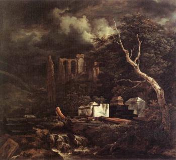 Jacob Van Ruisdael : The Jewish Cemetary